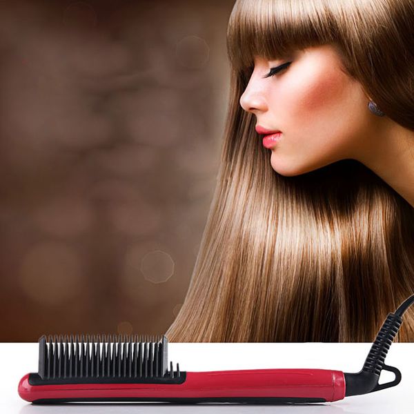 us plug hair straightener durable electric straight hair comb brush ptc heated ceramic straightening brush eu plug, Black
us plug hair straightener durable electric straight hair comb brush ptc heated ceramic straightening brush eu plug, Black