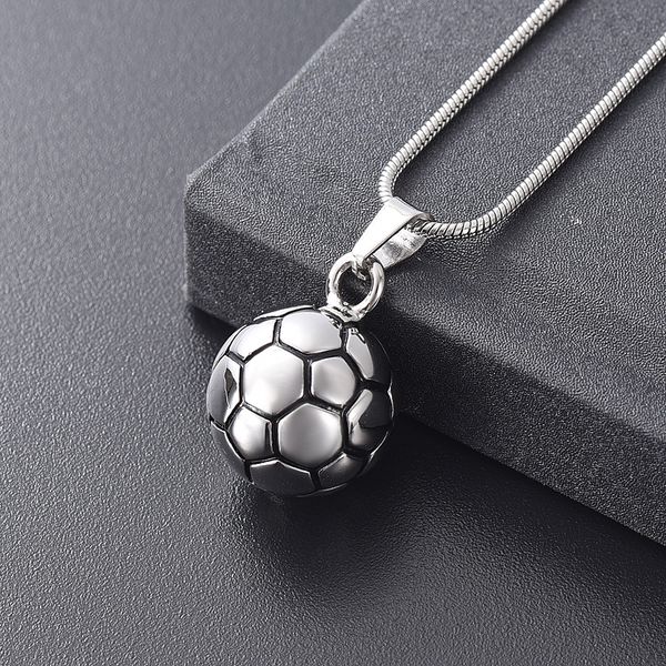 ijd10737 soccer ball keepsake urn necklace for ashes stainless steel football cremation jewelry pendant for men souvenir, Silver
ijd10737 soccer ball keepsake urn necklace for ashes stainless steel football cremation jewelry pendant for men souvenir, Silver