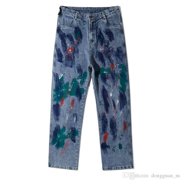 graffiti splashing ink print baggy denim jeans streetwear hip hop hipster casual loose punk rock trousers pants fashion, Blue
graffiti splashing ink print baggy denim jeans streetwear hip hop hipster casual loose punk rock trousers pants fashion, Blue