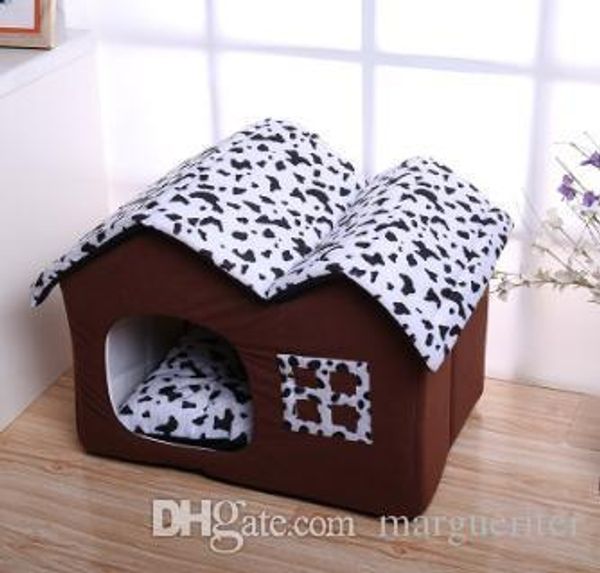 double roof pet house brown dog kennel fashion dog cat soft warm nest puppy teddy sleeping bed
double roof pet house brown dog kennel fashion dog cat soft warm nest puppy teddy sleeping bed