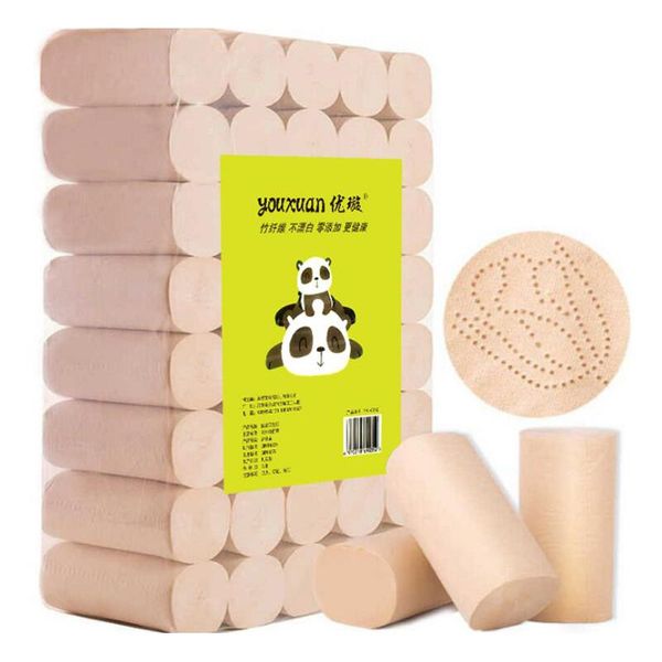 bamboo and wood fiber toilet paper natural unbleached and no added four-layer rolled paper daily necessities ing
bamboo and wood fiber toilet paper natural unbleached and no added four-layer rolled paper daily necessities ing
