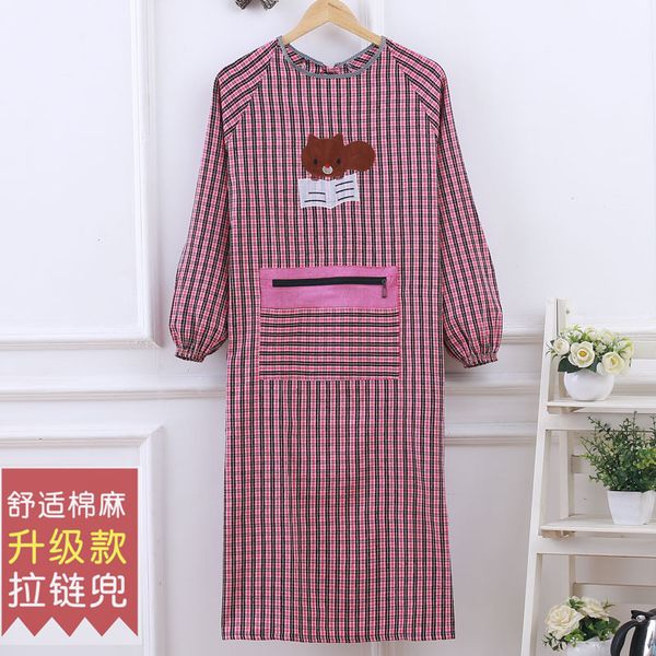 zipper pocket long sleeve cotton smock men and women lengthened autumn and winter fashion apron with sleeves
zipper pocket long sleeve cotton smock men and women lengthened autumn and winter fashion apron with sleeves