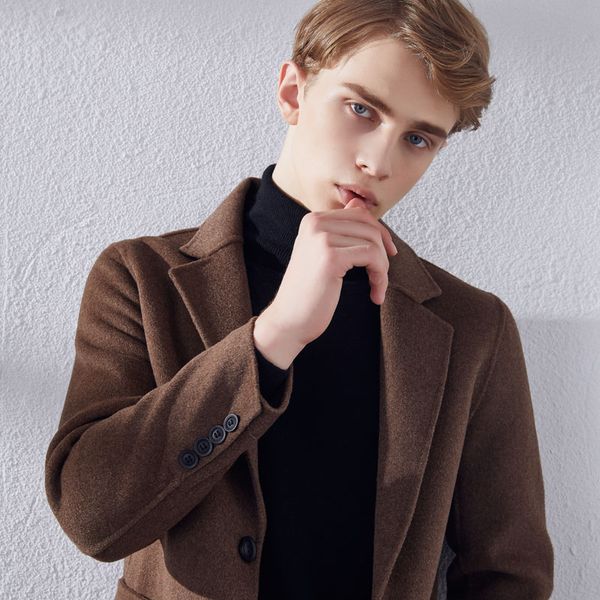 100% wool blends coat for man clothes winter autumn new fashion vneck regular overcoat men clothes ing, Black
100% wool blends coat for man clothes winter autumn new fashion vneck regular overcoat men clothes ing, Black