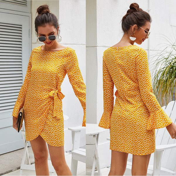 summer elegant mini bodycon dress women long sleeve bandage high waist sundress evening party night pencil dot dress tunic robe, Black;gray
summer elegant mini bodycon dress women long sleeve bandage high waist sundress evening party night pencil dot dress tunic robe, Black;gray