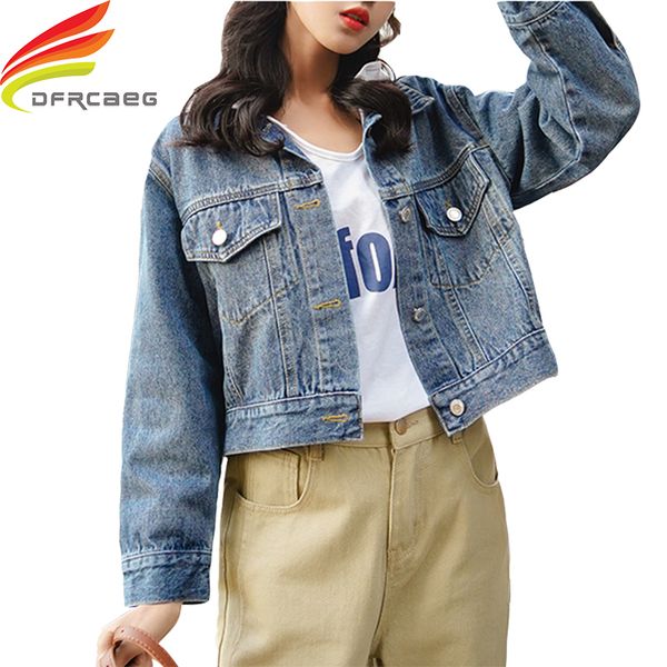 3 colors boyfriend jean jacket women cropped denim jackets streetwear long sleeve jacket casual loose coat women chaqueta mujer, Black;brown
3 colors boyfriend jean jacket women cropped denim jackets streetwear long sleeve jacket casual loose coat women chaqueta mujer, Black;brown