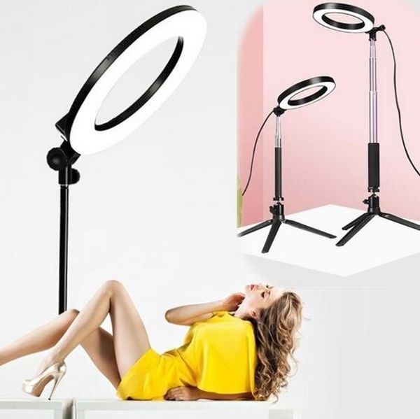 

LED Ring Light 3 режима 5500K Лампа Фотография Камера Фотостудия Телефон Видео