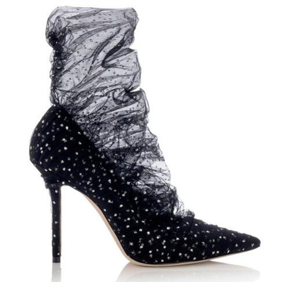 women's leather heels, lace mesh heels, pointy leather shallow female heels, size: 34-42, Black
women's leather heels, lace mesh heels, pointy leather shallow female heels, size: 34-42, Black