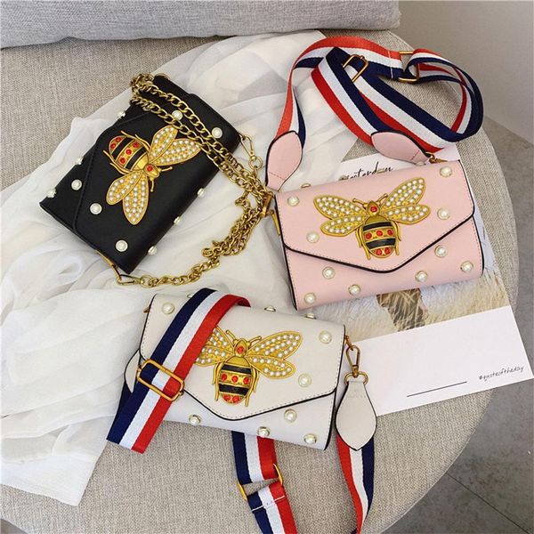 two-ways wearing lady small square shoulder bag pearl bead bee cross-body woman handbag
two-ways wearing lady small square shoulder bag pearl bead bee cross-body woman handbag