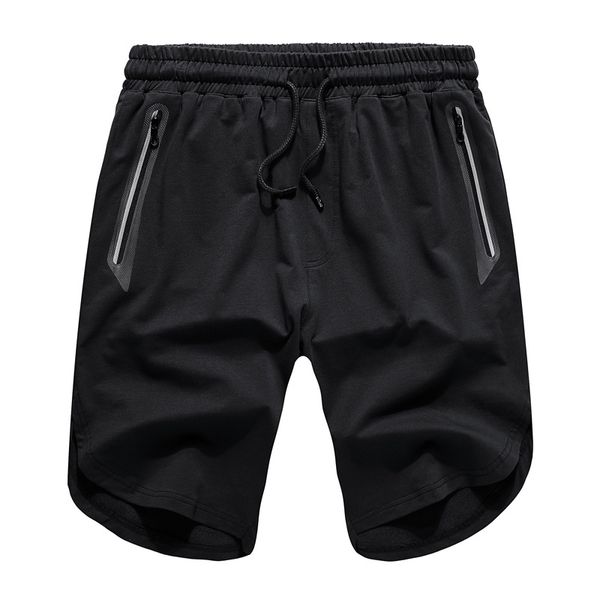 men's 2019 spring and summer new casual split elastic waist europe and the united states sports five shorts, White;black
men's 2019 spring and summer new casual split elastic waist europe and the united states sports five shorts, White;black
