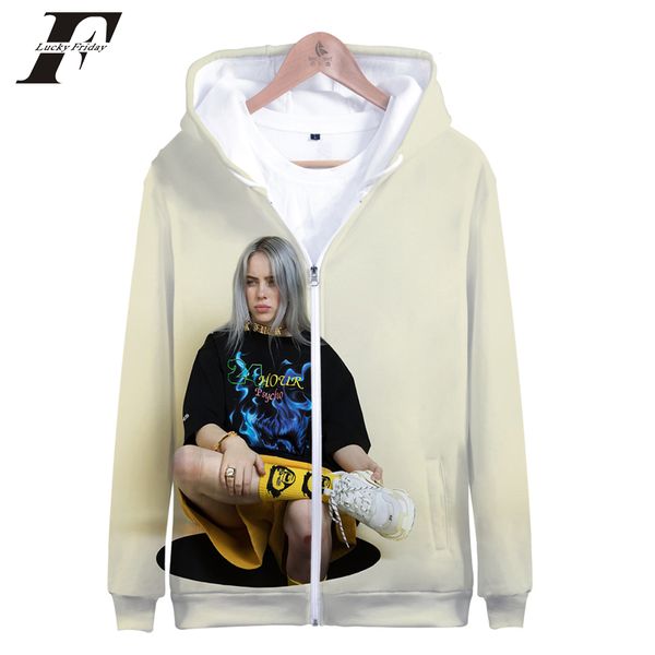 kpop billie eilish 3d zipper hoodie sweatshirt women men casual long sleeve zipper streetwear clothes hit hop clothes, Black
kpop billie eilish 3d zipper hoodie sweatshirt women men casual long sleeve zipper streetwear clothes hit hop clothes, Black