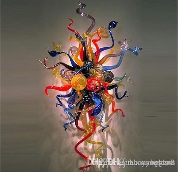fancy multicolor flower art glass wall sconce modern style led lights handmade blown glass wall lamps
fancy multicolor flower art glass wall sconce modern style led lights handmade blown glass wall lamps