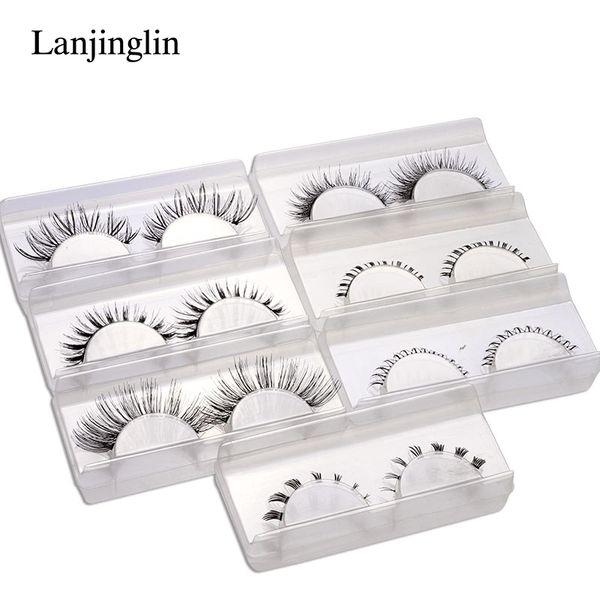false eyelashes 7 pairs handmade wispy make up natural set + lower lashes mix makeup fake eye #v19
false eyelashes 7 pairs handmade wispy make up natural set + lower lashes mix makeup fake eye #v19
