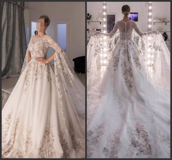 2019 new a line milla nova long sleeve wedding dress embroidery vingate luxury wedding dresses bridal gowns abiti da sposa in spiaggia, White
2019 new a line milla nova long sleeve wedding dress embroidery vingate luxury wedding dresses bridal gowns abiti da sposa in spiaggia, White