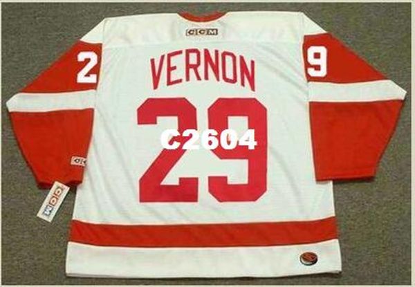 men #29 mike vernon detroit red wings 1996 ccm retro home hockey jersey or custom any name or number retro jersey, Black;red
men #29 mike vernon detroit red wings 1996 ccm retro home hockey jersey or custom any name or number retro jersey, Black;red