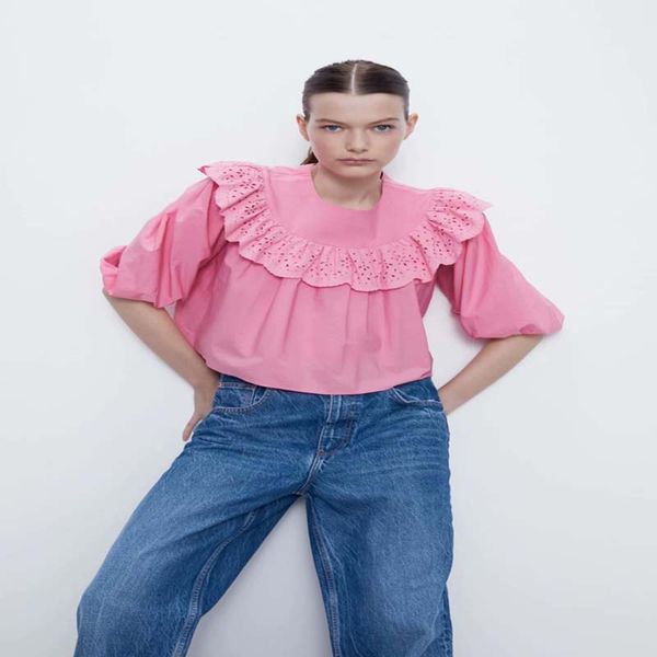 2020 весна мода фонарь рукав плиссированные soild цвет питер пэн воротник хлопок женщины блузка женская одежда, White
2020 весна мода фонарь рукав плиссированные soild цвет питер пэн воротник хлопок женщины блузка женская одежда, White