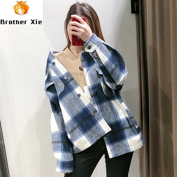 women casual plaid blouse shirt pockets batwing long sleeve fashion shirt female spring turn down collar ladies ropa mujer, White
women casual plaid blouse shirt pockets batwing long sleeve fashion shirt female spring turn down collar ladies ropa mujer, White
