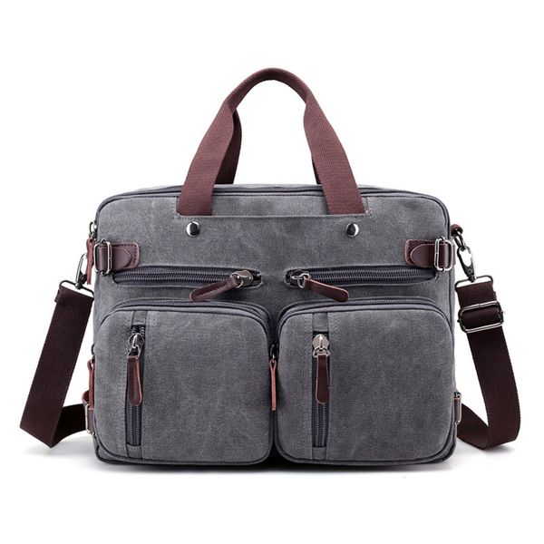 canvas 15" lapbackpack handbag male shoulder lapbag 14 15.6 inch female stylish large 3 in 1 notebook bags black gray
canvas 15" lapbackpack handbag male shoulder lapbag 14 15.6 inch female stylish large 3 in 1 notebook bags black gray