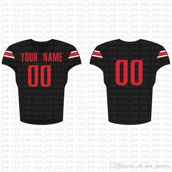 2019 new custom football jersey mens embroidery logos 100% stitched sale d16, Black;red
2019 new custom football jersey mens embroidery logos 100% stitched sale d16, Black;red