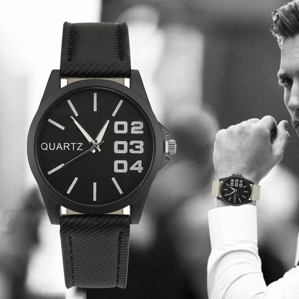 new men watch retro design leather band analog alloy quartz wrist watch, Slivery;brown
new men watch retro design leather band analog alloy quartz wrist watch, Slivery;brown