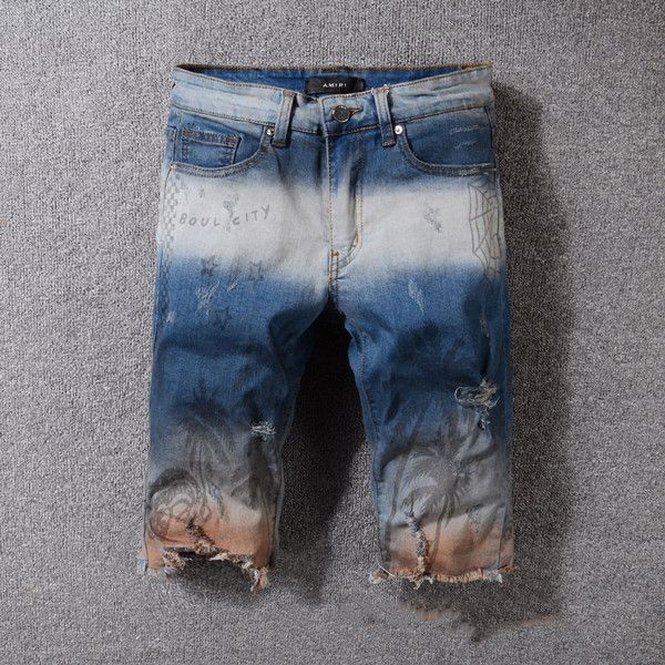 2020 luxury mens brand designer jeans male slim fit pencil pants casual hip hop biker short jeans, Blue
2020 luxury mens brand designer jeans male slim fit pencil pants casual hip hop biker short jeans, Blue