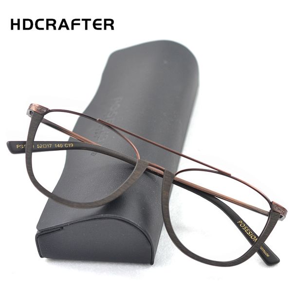 hdcrafter wood glasses frame with clear lens men copper myopia prescription eyeglasses male wooden optical frame eyewear, Black
hdcrafter wood glasses frame with clear lens men copper myopia prescription eyeglasses male wooden optical frame eyewear, Black