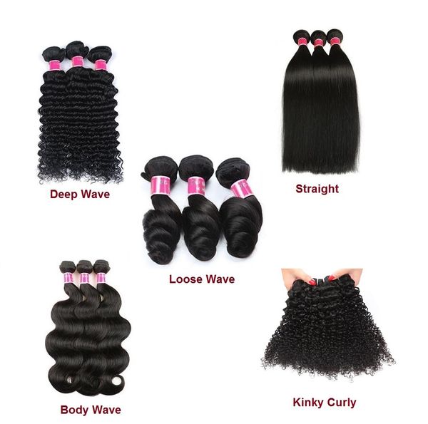 8a human hair weaves 100% brazilian virgin hair bundles double weft straight body wave loose deep wave kinky curly 8-26inch hair extensions, Black
8a human hair weaves 100% brazilian virgin hair bundles double weft straight body wave loose deep wave kinky curly 8-26inch hair extensions, Black