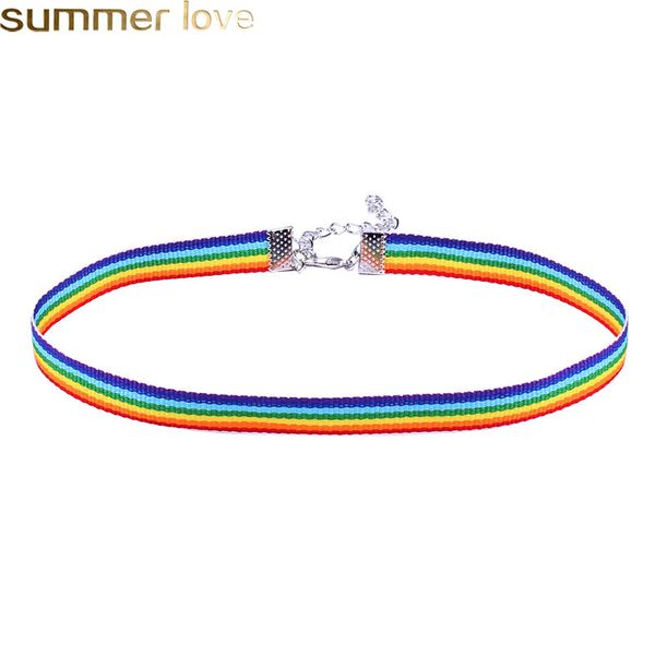 rainbow choker men women gay pride necklace gay and pride lace chocker ribbon collar with pendant fashion jewelry, Golden;silver
rainbow choker men women gay pride necklace gay and pride lace chocker ribbon collar with pendant fashion jewelry, Golden;silver