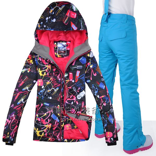 gsou snow new women's ski suit snowboard suit jacket and pant waterproof windproof ski coat and trousers for women
gsou snow new women's ski suit snowboard suit jacket and pant waterproof windproof ski coat and trousers for women