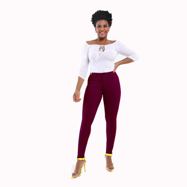 spring five-color in low-rise non-ripped solid color womens clothing jeans a9015, Blue
spring five-color in low-rise non-ripped solid color womens clothing jeans a9015, Blue