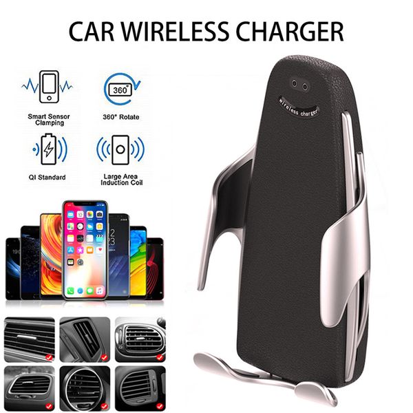 2019 new 10w wirele car charger 5 automatic clamping fa t charging phone holder car air outlet mobile phone qi wirele charging 2019 new 10w wirele car charger 5 automatic clamping fa t charging phone holder car air outlet mobile phone qi wirele charging