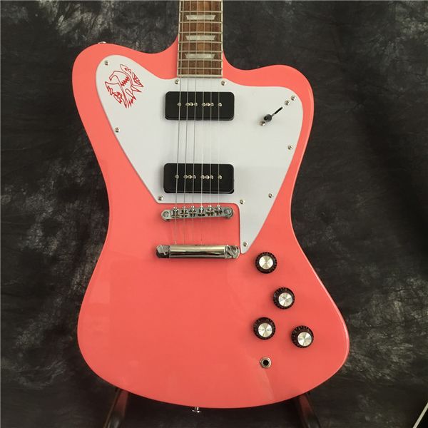 wholesale pink firebird electric guitar, rosewood fingerboard, real picture shooting
wholesale pink firebird electric guitar, rosewood fingerboard, real picture shooting
