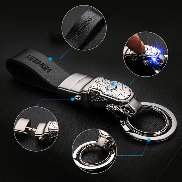 metal leopard head shape led light keychains leather car keyrings wallet decor key chain men women business gift keyfob, Silver
metal leopard head shape led light keychains leather car keyrings wallet decor key chain men women business gift keyfob, Silver