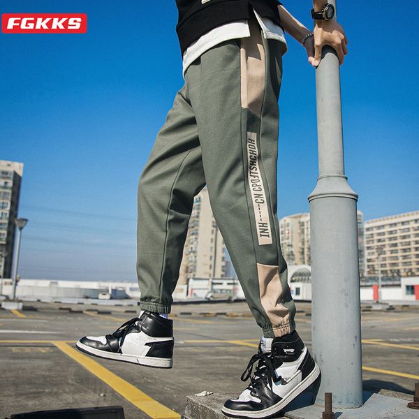 men's pants fgkks brand men quality letter print small feet trousers fashion high street style casual pencil male, Black
men's pants fgkks brand men quality letter print small feet trousers fashion high street style casual pencil male, Black