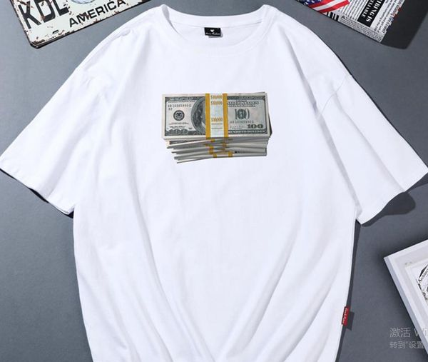 men's summer short sleeve t-shirt korean fashion couple cotton t-shirt fashion brand half sleeve loose five sleeve clothes, White;black
men's summer short sleeve t-shirt korean fashion couple cotton t-shirt fashion brand half sleeve loose five sleeve clothes, White;black