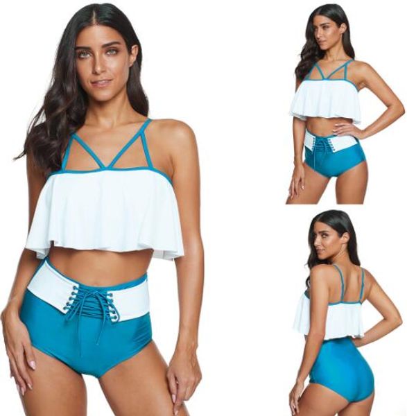 2023 sports big plus women's slim ruffle fat large size split crisscross thin swimsuit flexible stylish bikinis sets ladies girl
2023 sports big plus women's slim ruffle fat large size split crisscross thin swimsuit flexible stylish bikinis sets ladies girl