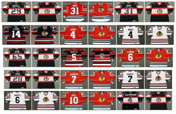 vintage chicago blackhawks jersey 5 max bentley 6 reggie fleming 14 theoren fleury 4 elmer vasko 29 bryan bickell 31 antti niemi hockey, Black;red
vintage chicago blackhawks jersey 5 max bentley 6 reggie fleming 14 theoren fleury 4 elmer vasko 29 bryan bickell 31 antti niemi hockey, Black;red