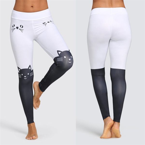 fashion women leggings yoga pants sport mid waist cat print color block skinny pants elastic leggings comfortable 4a, White;red
fashion women leggings yoga pants sport mid waist cat print color block skinny pants elastic leggings comfortable 4a, White;red