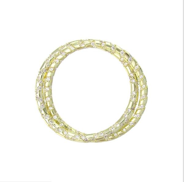 retro exaggerated trend design gold single staggered circle large earrings female personality earrings, Golden;silver 
retro exaggerated trend design gold single staggered circle large earrings female personality earrings, Golden;silver