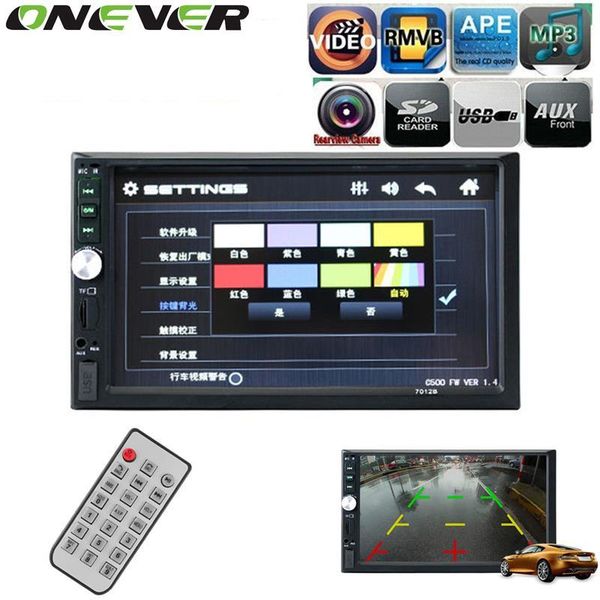 2 din 7" tft 1080p hd touch screen bluetooth car mp5 video player 12v car audio radio fm usb sd aux in support rear view camera
2 din 7" tft 1080p hd touch screen bluetooth car mp5 video player 12v car audio radio fm usb sd aux in support rear view camera
