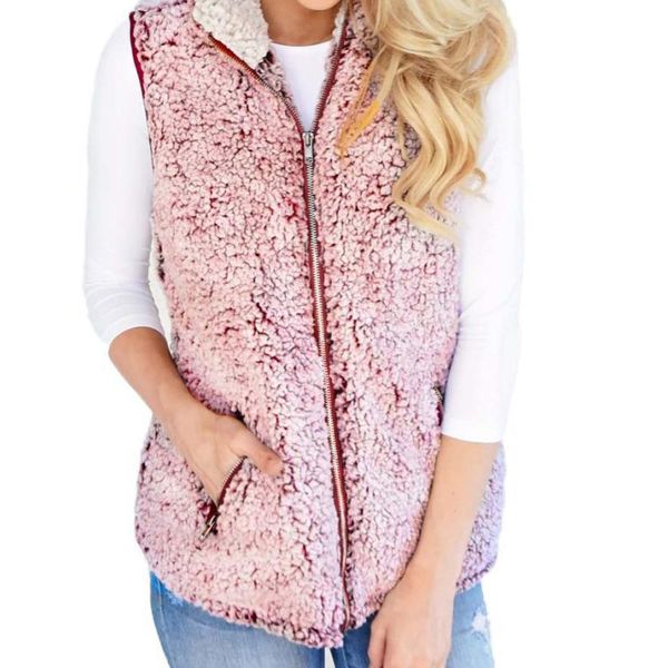 2019 spring faux fur solid vest women fashion casual sherpa soft zipper keep warm jacket outwear coat sleeveless clothing, Black;white
2019 spring faux fur solid vest women fashion casual sherpa soft zipper keep warm jacket outwear coat sleeveless clothing, Black;white