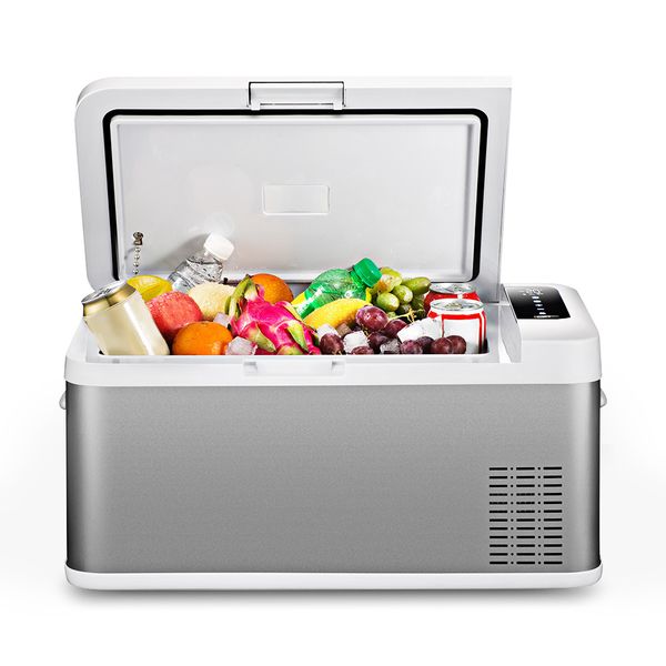 18 l portable refrigerator for car home picnic camping party resistant with portable handles e fridge
18 l portable refrigerator for car home picnic camping party resistant with portable handles e fridge