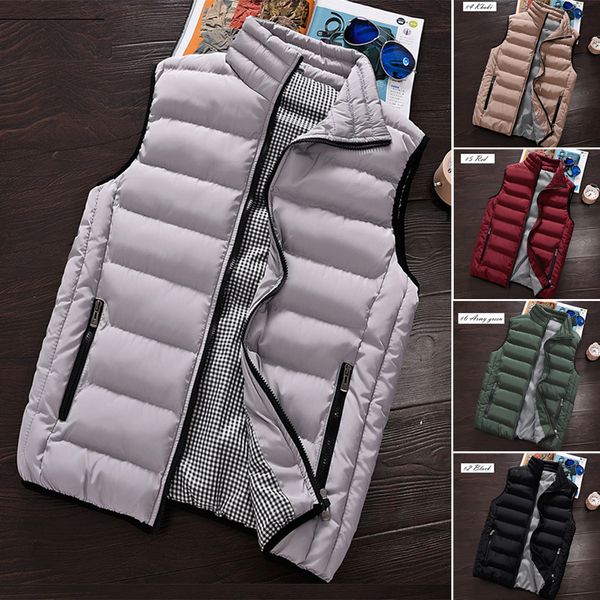 winter warm men's down cotton padded sleeveless jacket vest waistcoat parka l-3xl 2019 new, Black
winter warm men's down cotton padded sleeveless jacket vest waistcoat parka l-3xl 2019 new, Black