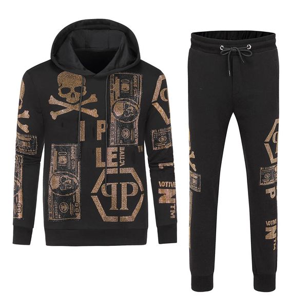 phillip mens tracksuit designer brand hoodie skull beaded luxury track field clothing trend fashion comfortable cotton jogging suit selling, Gray
phillip mens tracksuit designer brand hoodie skull beaded luxury track field clothing trend fashion comfortable cotton jogging suit selling, Gray