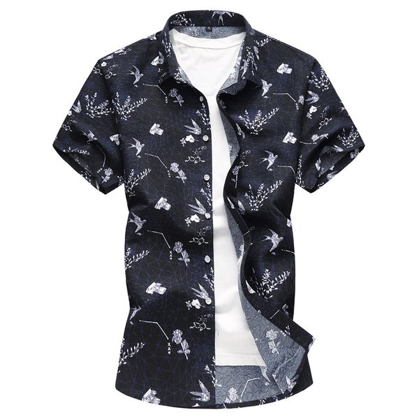 men flower print shirt 2020 summer casual short sleeve asian size 5xl 6xl 7xl plus size male vibrant fashion shirts, White;black
men flower print shirt 2020 summer casual short sleeve asian size 5xl 6xl 7xl plus size male vibrant fashion shirts, White;black