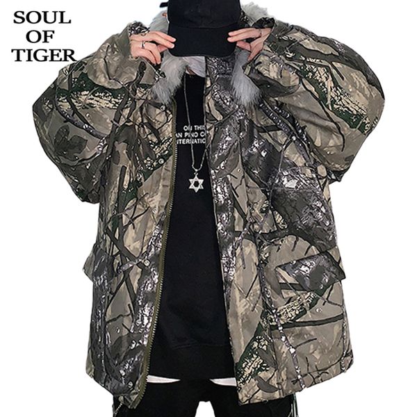 soul of tiger new 2019 korean fashion men luxury printed parkas male oversized fur hooded jackets winter thick warm padded coats, Black
soul of tiger new 2019 korean fashion men luxury printed parkas male oversized fur hooded jackets winter thick warm padded coats, Black