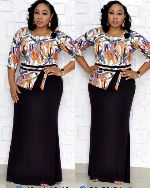 mother clothing plus size women 4xl dress print fake two long and ground dresses black blue, White;black
mother clothing plus size women 4xl dress print fake two long and ground dresses black blue, White;black