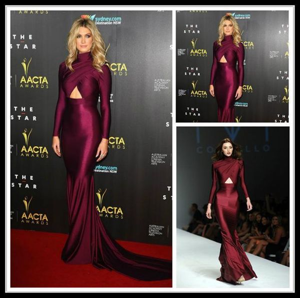 2020 new long sleeve prom dresses backless vestidos para sweep train mermaid formal occasion gowns high neck evening dress, Black;red
2020 new long sleeve prom dresses backless vestidos para sweep train mermaid formal occasion gowns high neck evening dress, Black;red