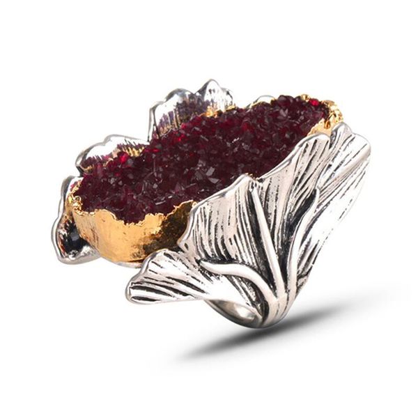 exaggerated vintage bohemia natural stone ginkgo rings for women red blue crystal big flower antique statement wedding ring, Slivery;golden
exaggerated vintage bohemia natural stone ginkgo rings for women red blue crystal big flower antique statement wedding ring, Slivery;golden