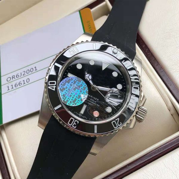 new luxury watch ceramic bezel mens watches sabmerinar automatic mechanical wristwatches 40mm mens designer watches silicone strap, Slivery;brown
new luxury watch ceramic bezel mens watches sabmerinar automatic mechanical wristwatches 40mm mens designer watches silicone strap, Slivery;brown