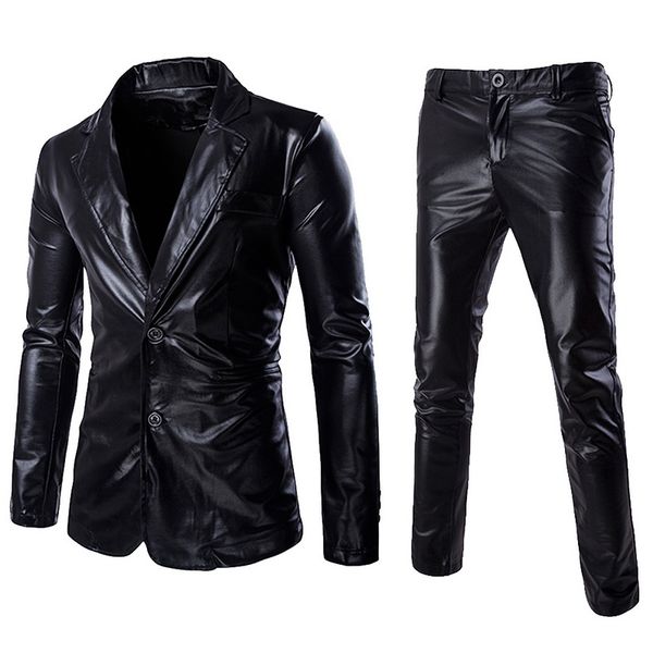 shujin мужские покрытые золотой костюм набор 2 шт. куртки + брюки мужчины blazers наборы платье blazer set свадьба показать блестящую одежду, White;black
shujin мужские покрытые золотой костюм набор 2 шт. куртки + брюки мужчины blazers наборы платье blazer set свадьба показать блестящую одежду, White;black